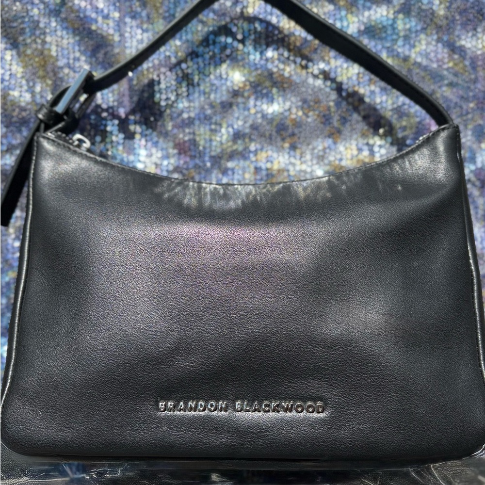 Brandon Blackwood Small Black Leather Women's Bag